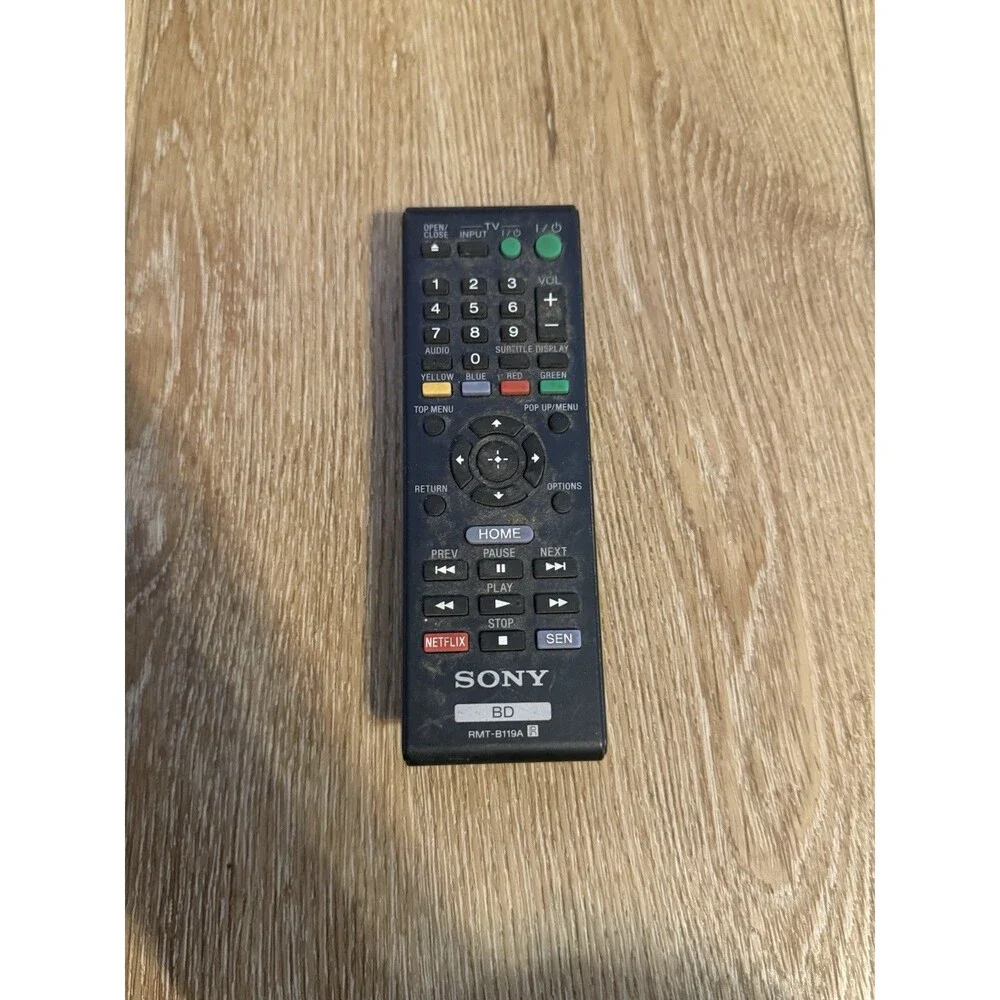 Original RMT-B119A Sony Remote Control Blu-Ray DVD Player